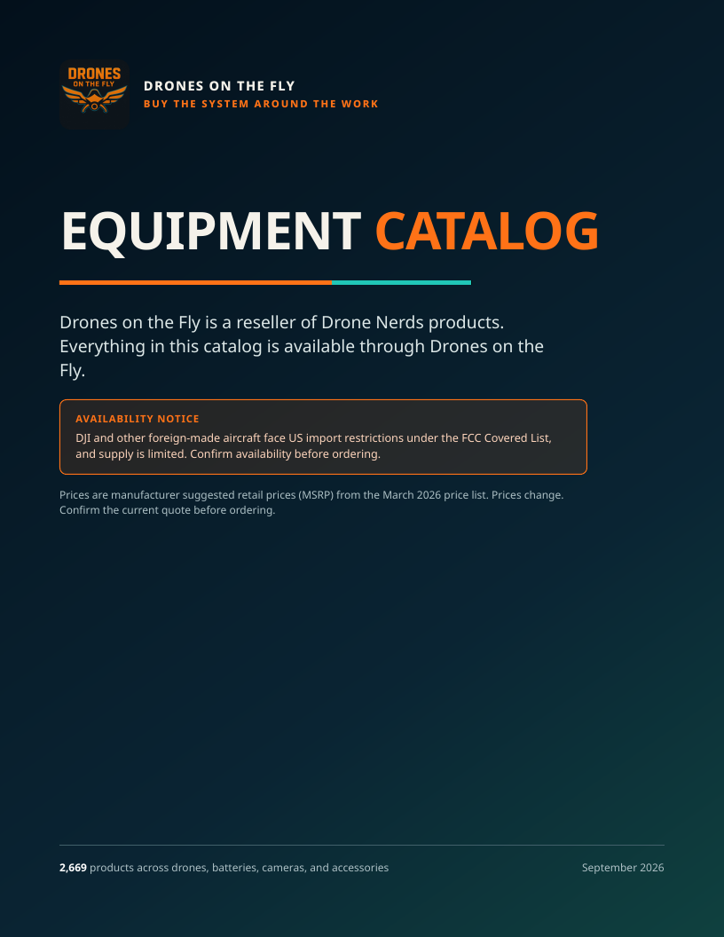 Cover of the DOTF Equipment Catalog